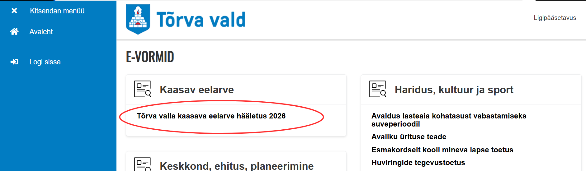 SPOKU keskkonna juhendi esimene pilt