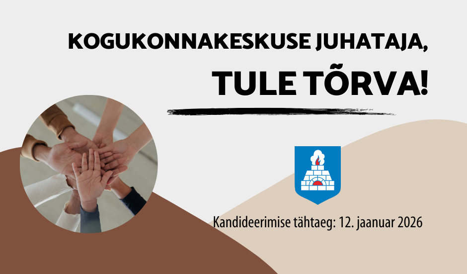 Kogukonnakeskuse juhataja töökuulutus