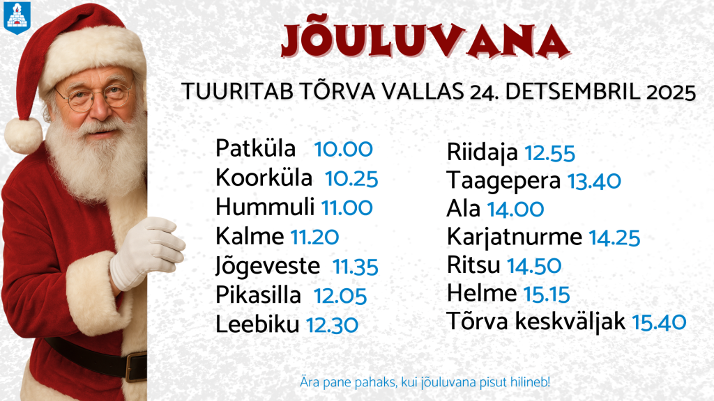 Jõuluvanatuur 2025