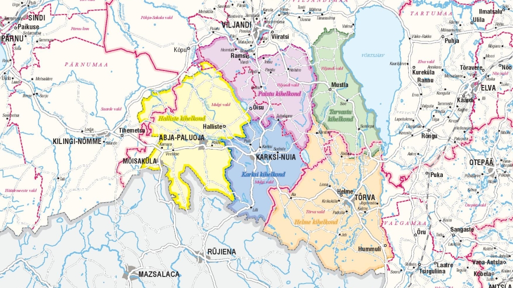 Mulgimaa kaart