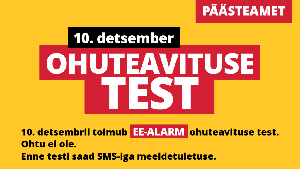 Ohuteavituse test