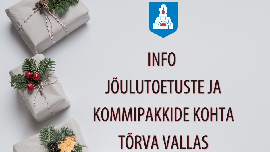 jõulutoetus ja kommipakid