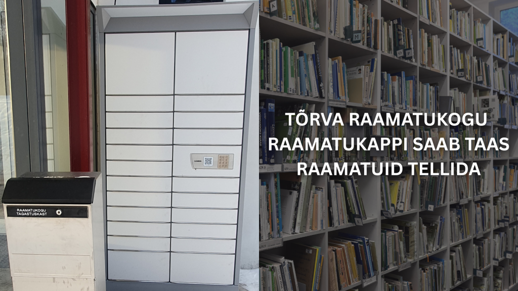 Tõrva Raamatukogu raamatukapp taas avatud