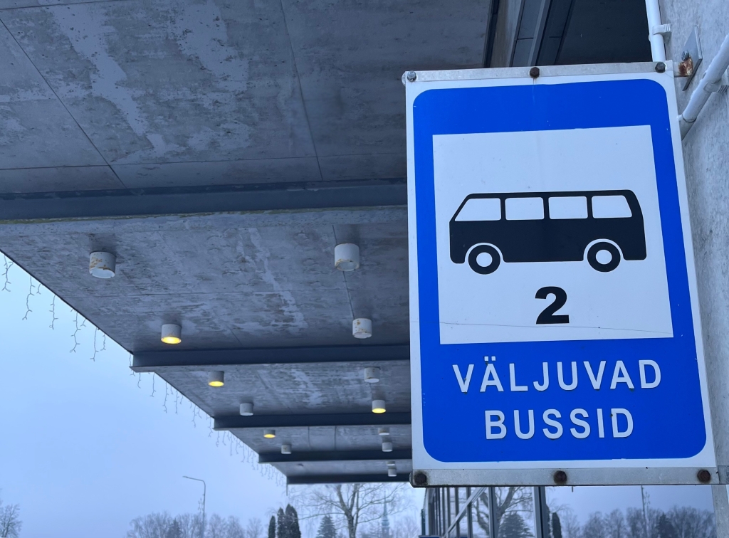 Väljuvad bussid. Illustreeriv foto.