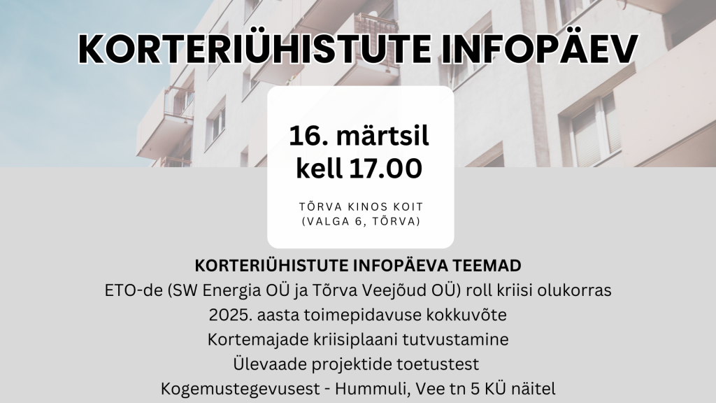KÜ infopäev 16.03 kell 17.00
