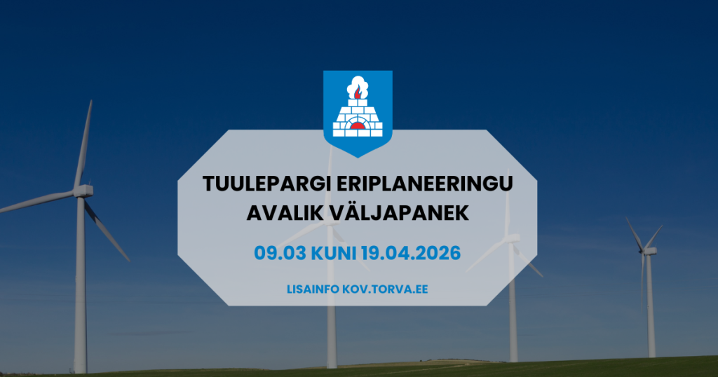 Tuulepargi eriplaneeringu avalik väljapanek