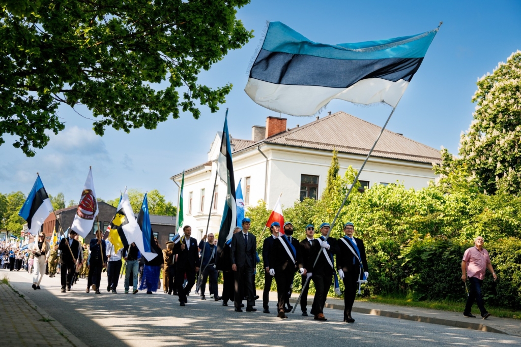 Eesti lipu 141. aastapäeva tähistamine Otepääl