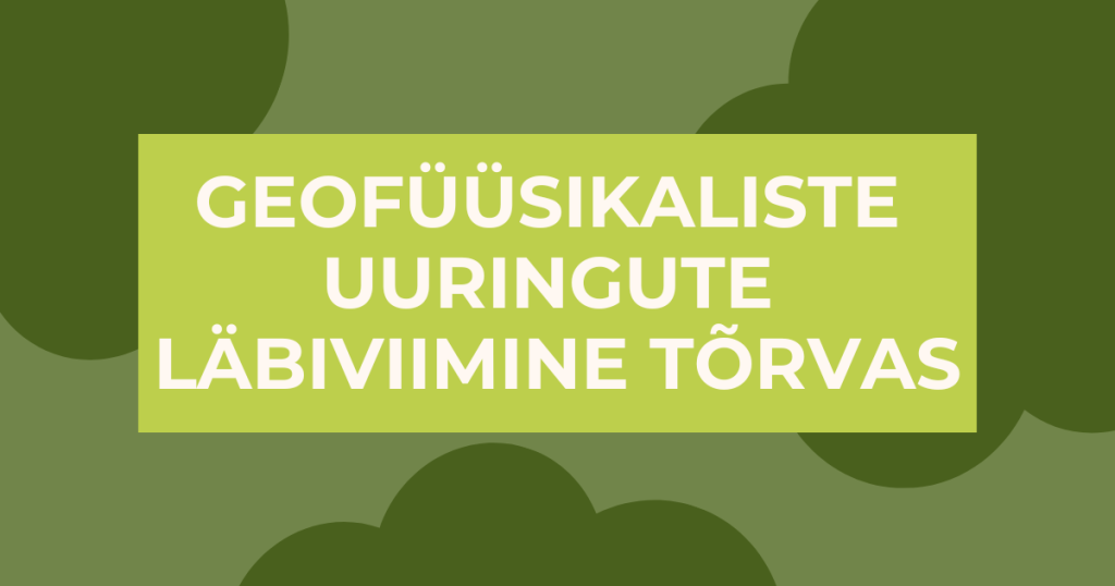 Geofüüsikaliste uuringute läbiviimine Tõrvas
