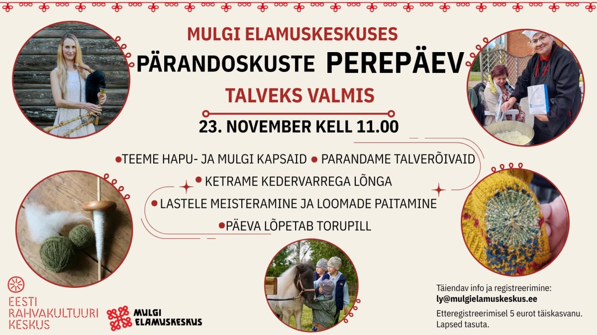 Pärandoskuste perepäev 23.11