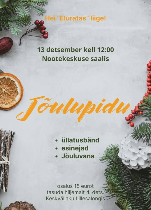 Eluratas jõulupidu