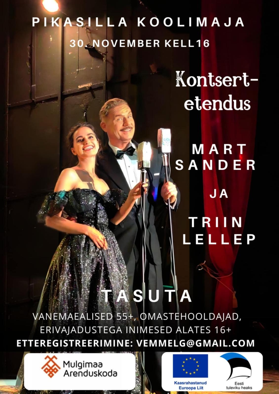 Kontsert-etendus Pikasilla koolimajas