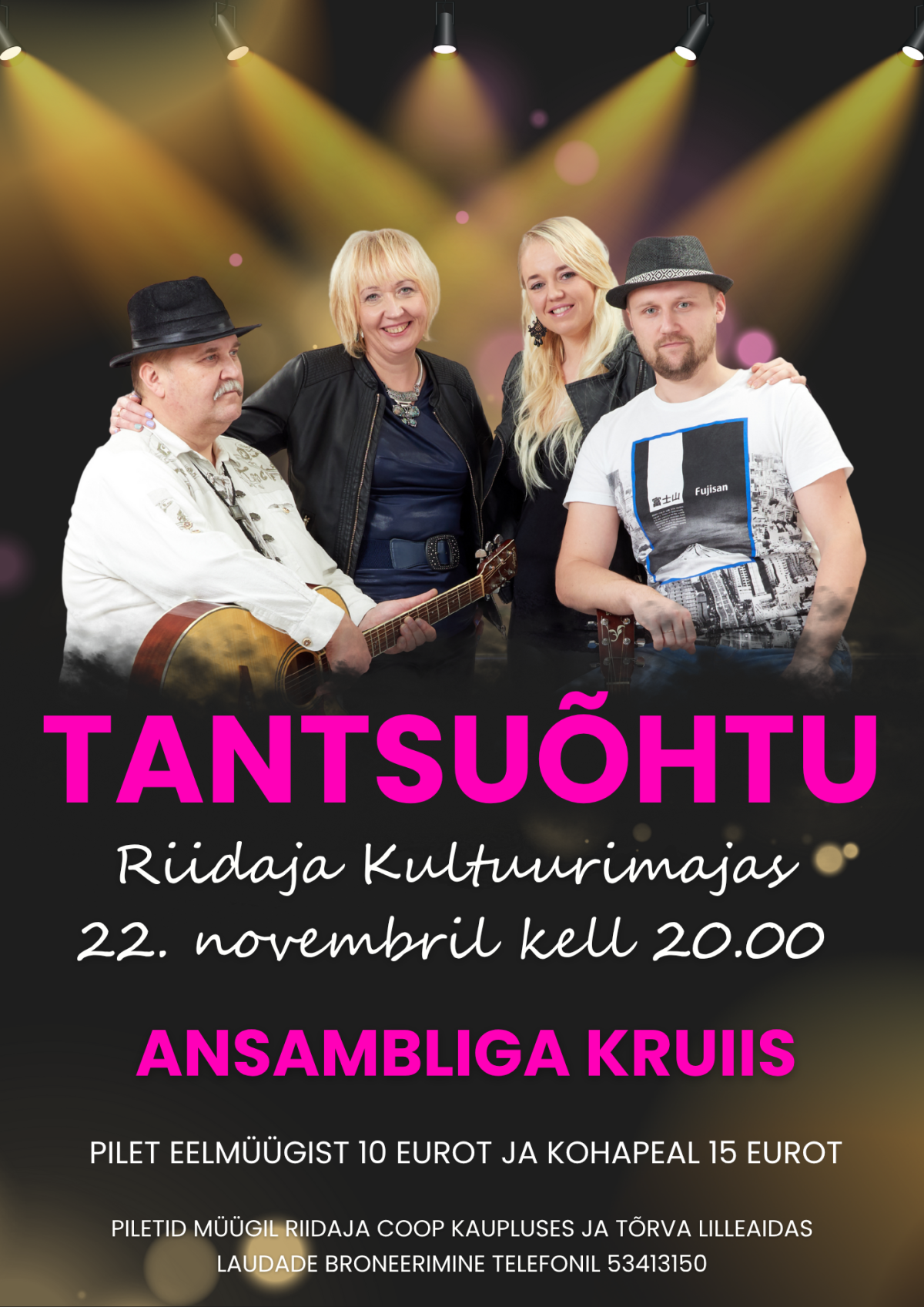 Riidaja tantsuõhtu 22.11.2025