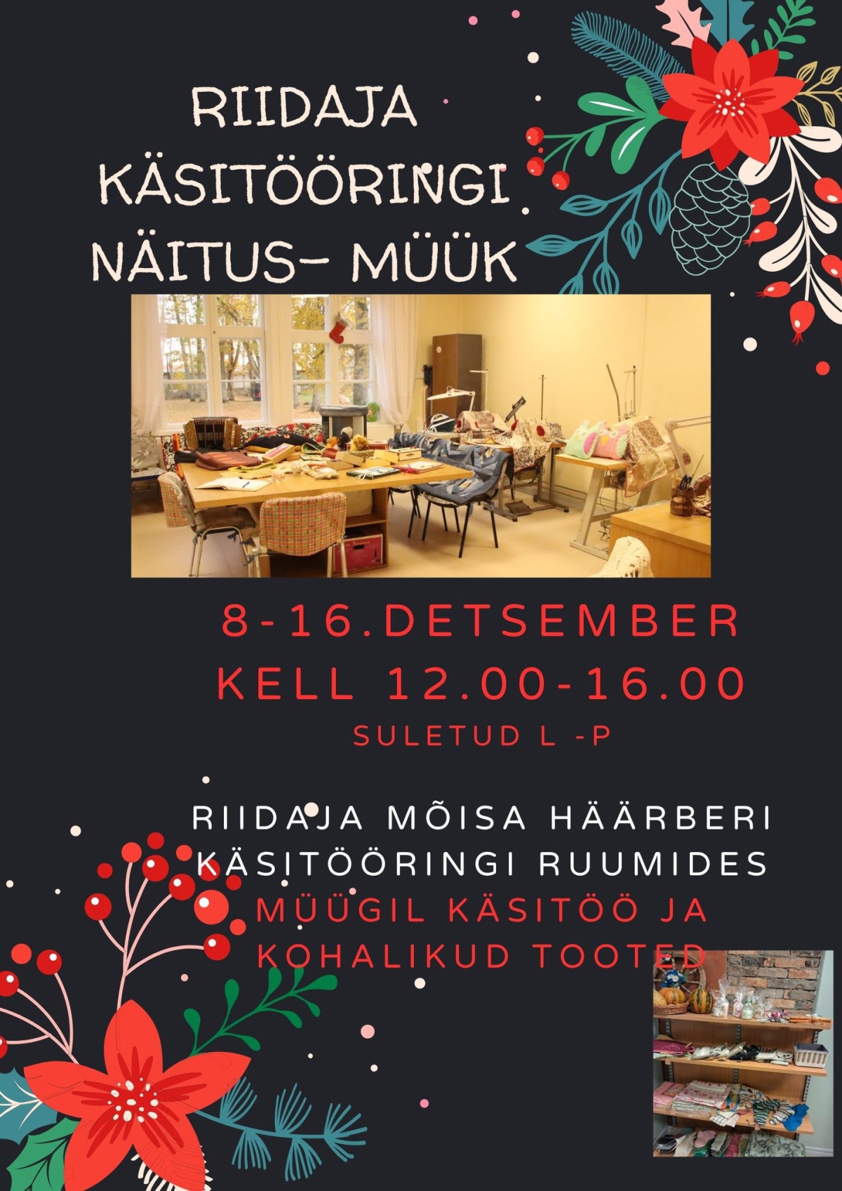 Riidaja käsitööringi näitus-müük