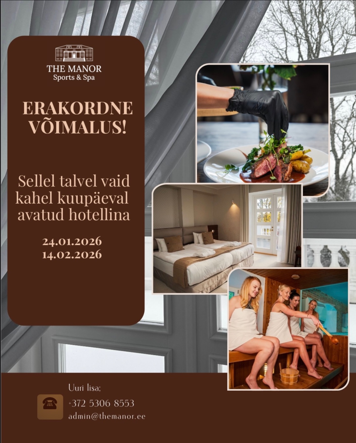 Hotell avatud