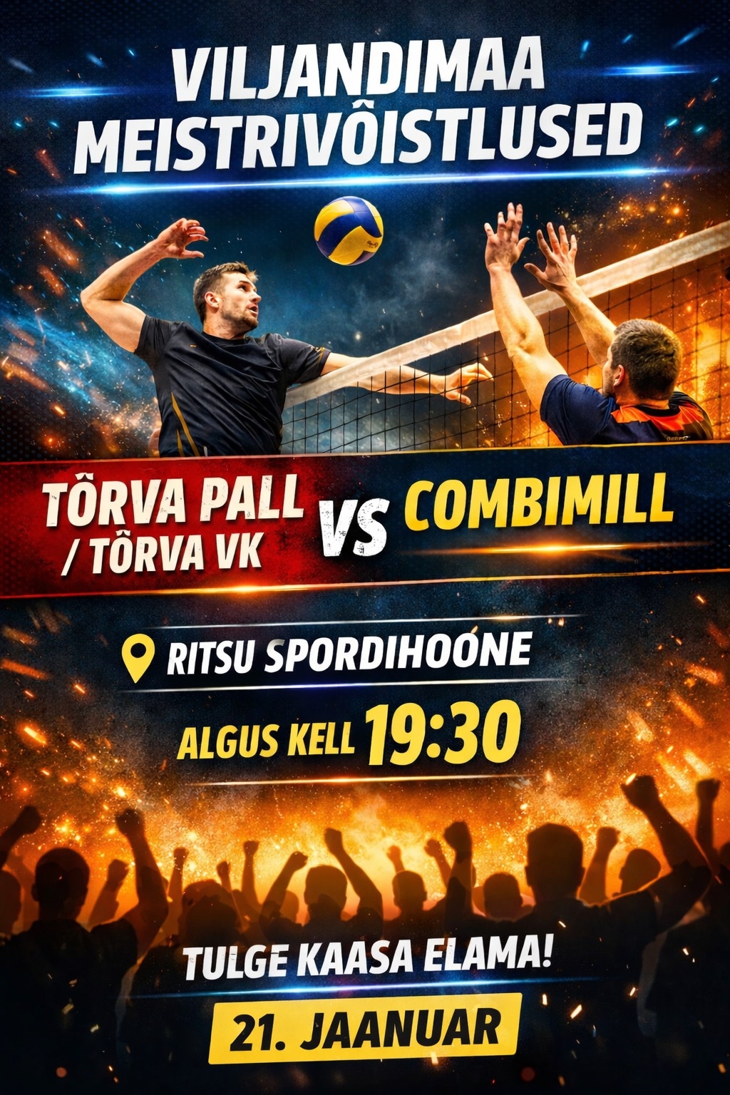 Tõrva Pall Tõrva VK vs Combimill 21.01