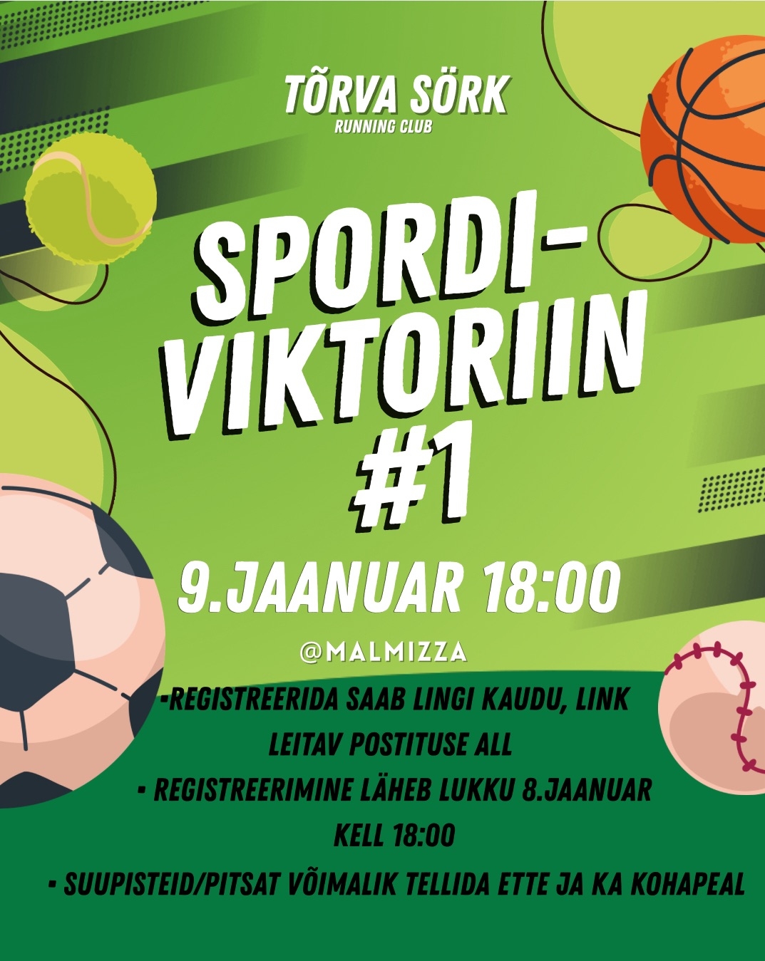 Tõrva sörk - viktoriin - 09.01