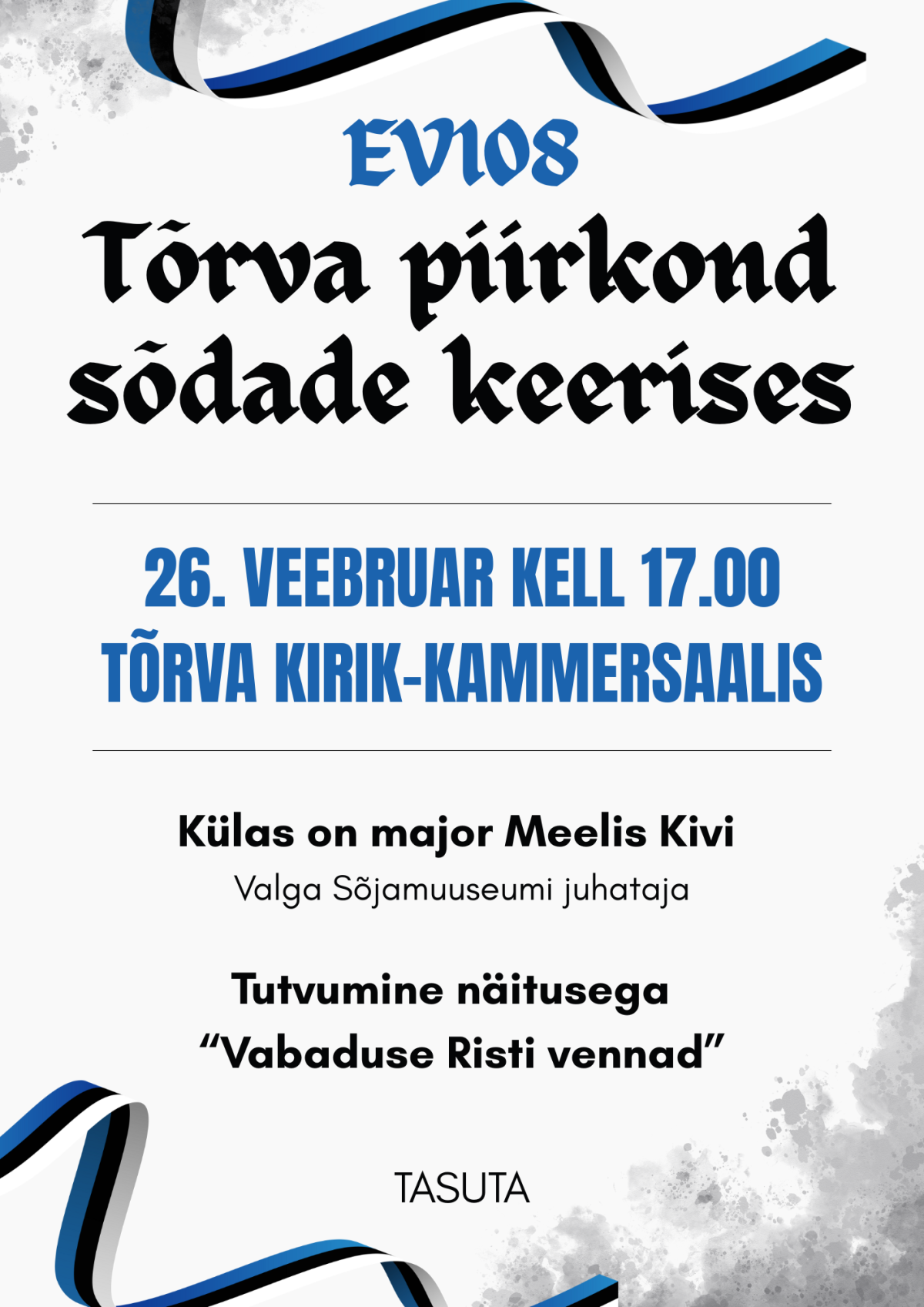 EV108 Tõrva piirkond sõdade keerises