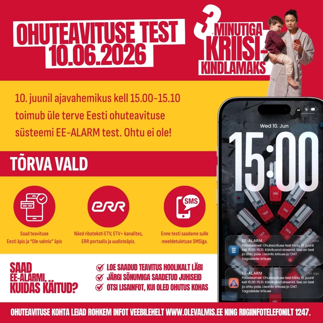 Tõrva ohuteavitus