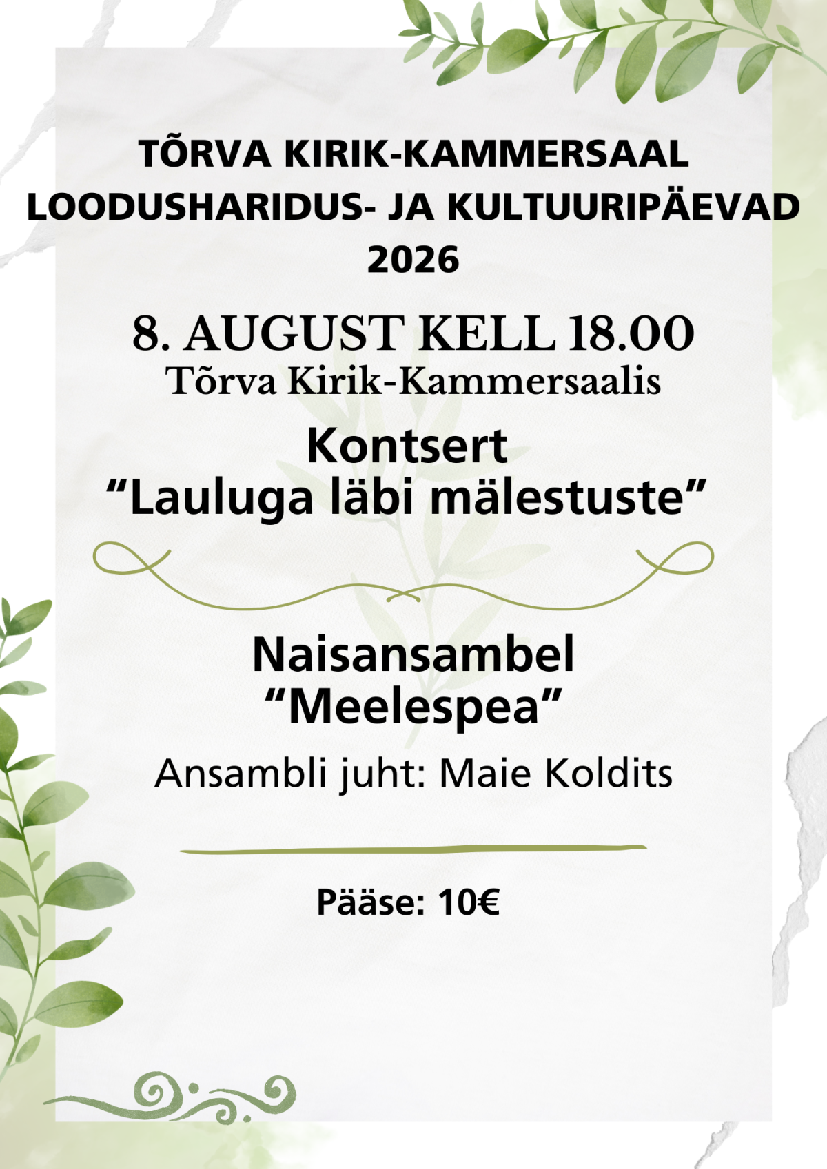 Pildil kujutatud kontserdiplakat