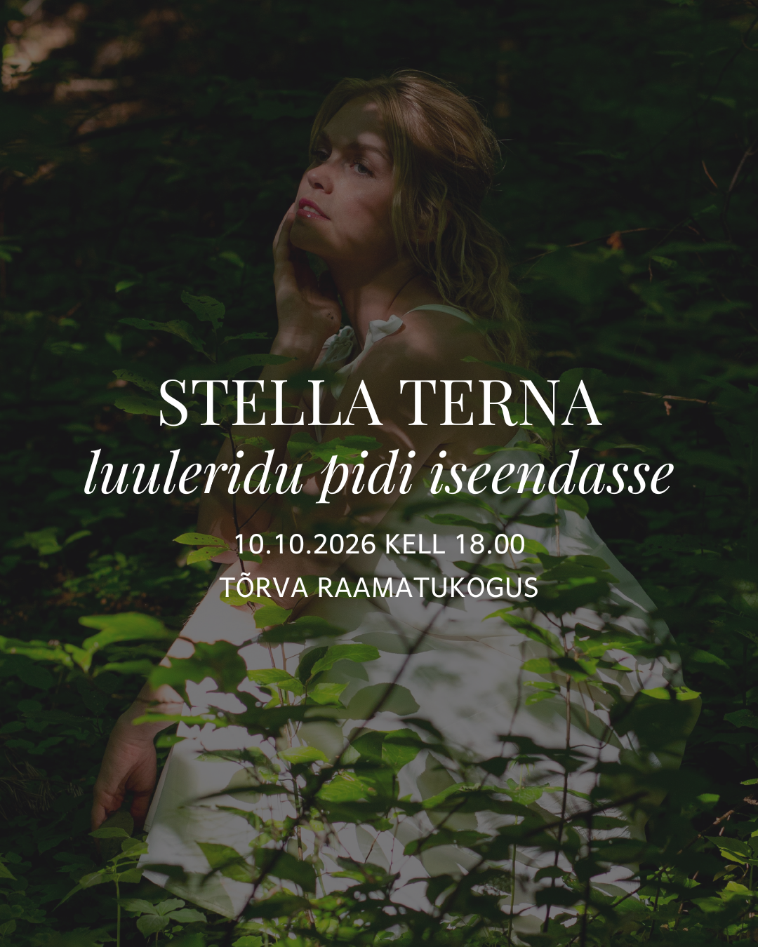 Kujutatud Stella Terna luuleõhtu