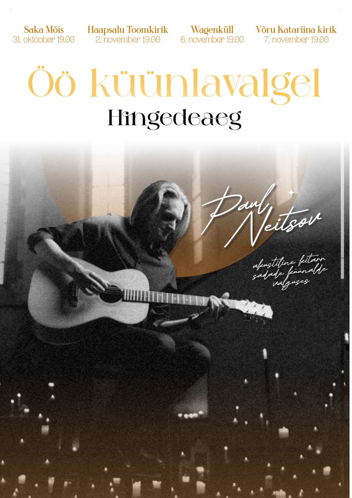 Paul Neitsovi kitarrikontserdi plakat