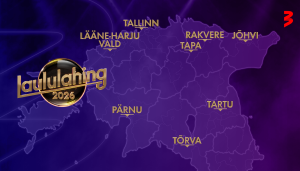 Pildil on kujutatud TV3 saates "Laululahing 2026" osalevaid paikasid