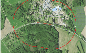 Nakatunud taimed on pildil märgitud punase joonega