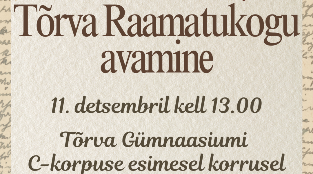 Tõrva Raamatukogu avamine | Tõrva vald