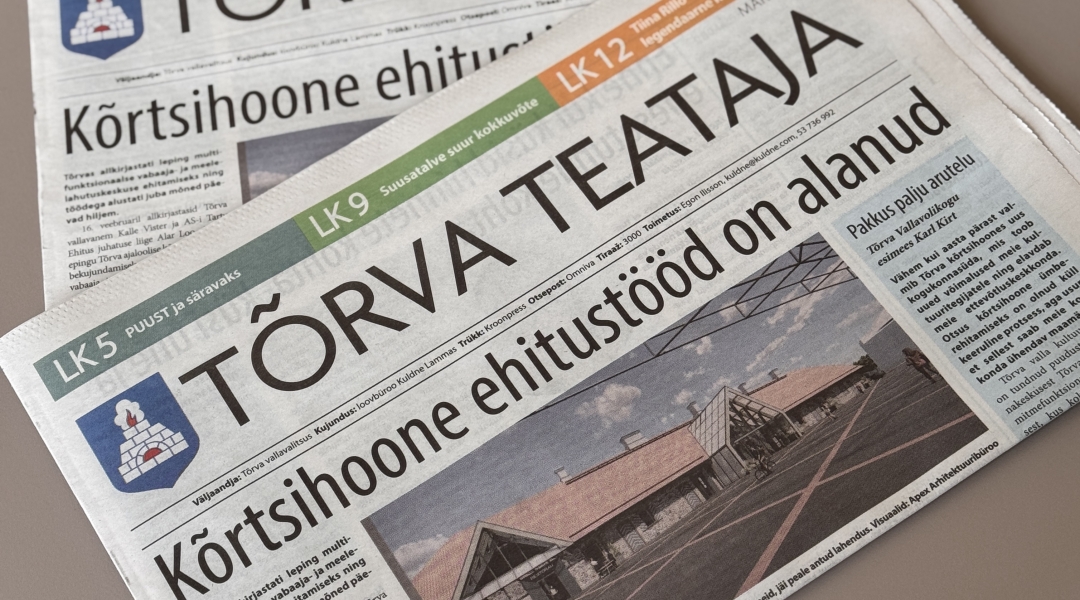Märtsikuu Tõrva Teataja on ilmunud | Tõrva vald