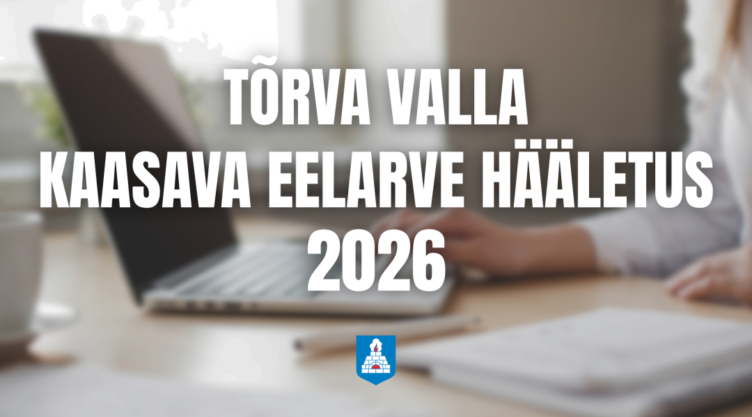 Pildil on Tõrva valla kaasava eelarve hääletuse kujundus